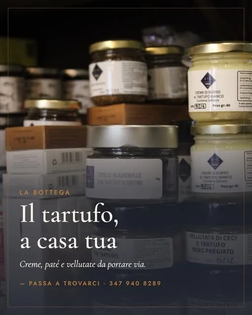 Gotti & Morsi: post sui prodotti al tartufo della bottega